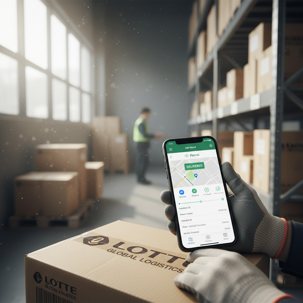 롯데 택배 배송 조회